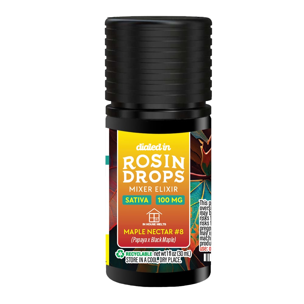 100mg - Maple Nectar #8 - Rosin Drops by Dialed In Gummies