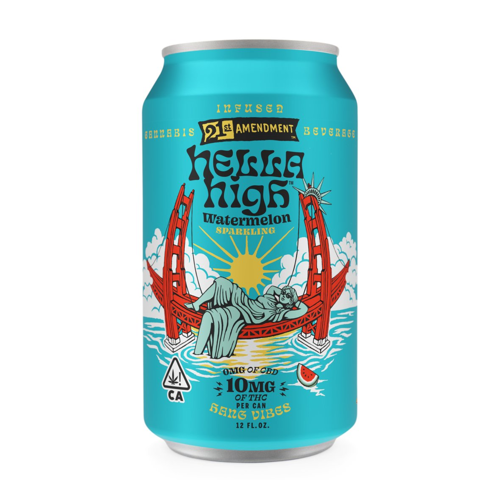 Hella High Watermelon (10mg) by 21st Amendment in United States