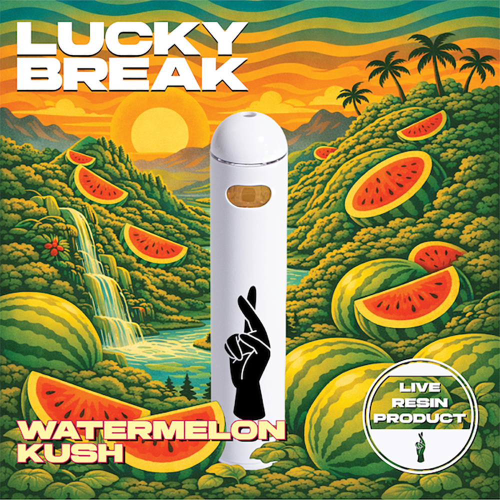 Watermelon Kush Live Resin .5g Rechargeable 0103 by Lucky Break