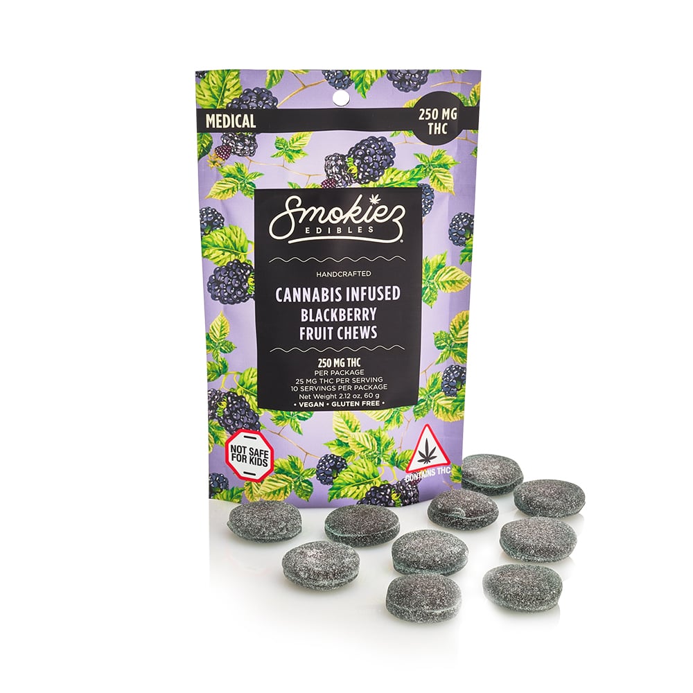 Blackberry - Hybrid [10pk] (250mg) by Smokiez
