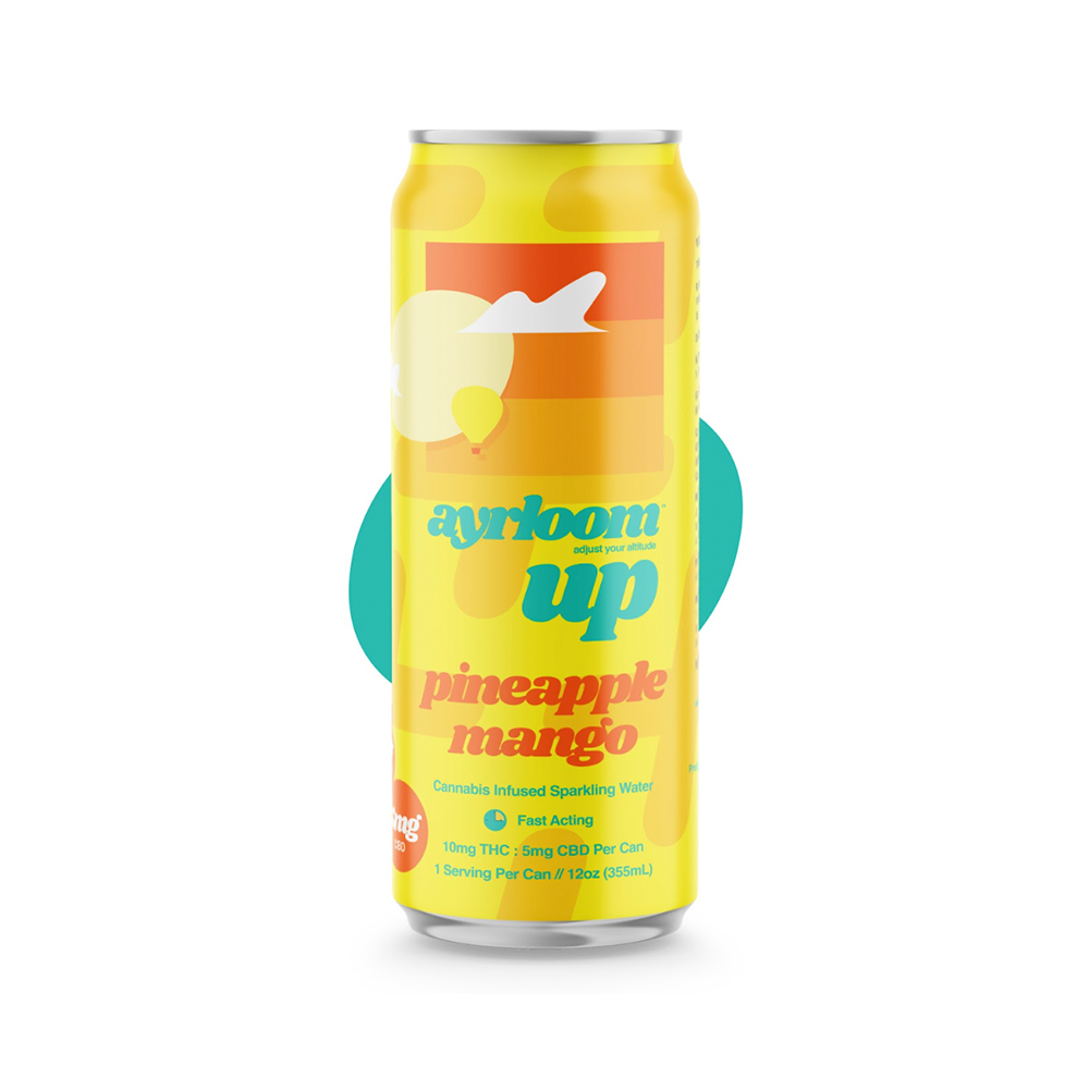 2:1 Pineapple Mango UP [12fl oz] (5mg CBD/10mg THC) by ayrloom