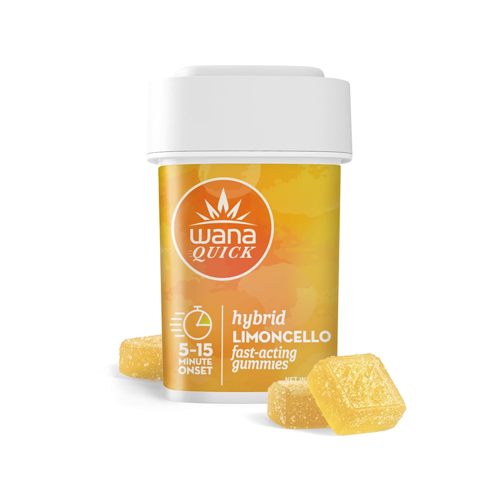 Wana Quick Hybrid Limoncello Fast-Acting Gummies 00429 by Wana