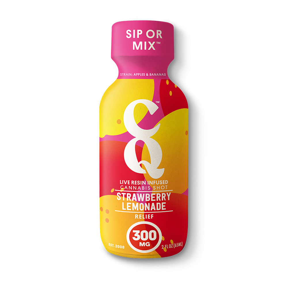 1:2 Strawberry Lemonade w/ APPLES & BANANAS Live Resin [2oz] (100mg THC/200mg CBD) by CQ/Cannabis Quencher