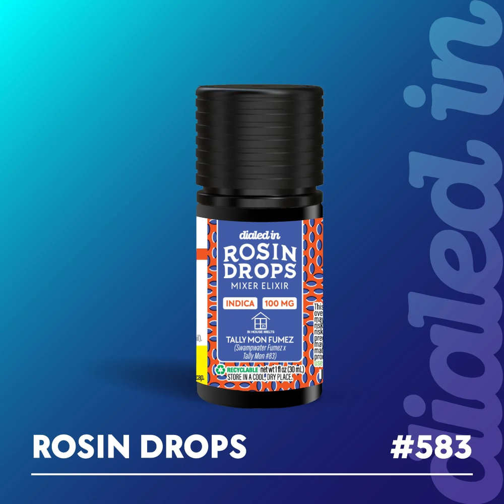 100mg - Tally Mon Fumez - Rosin Drop by Dialed In Gummies