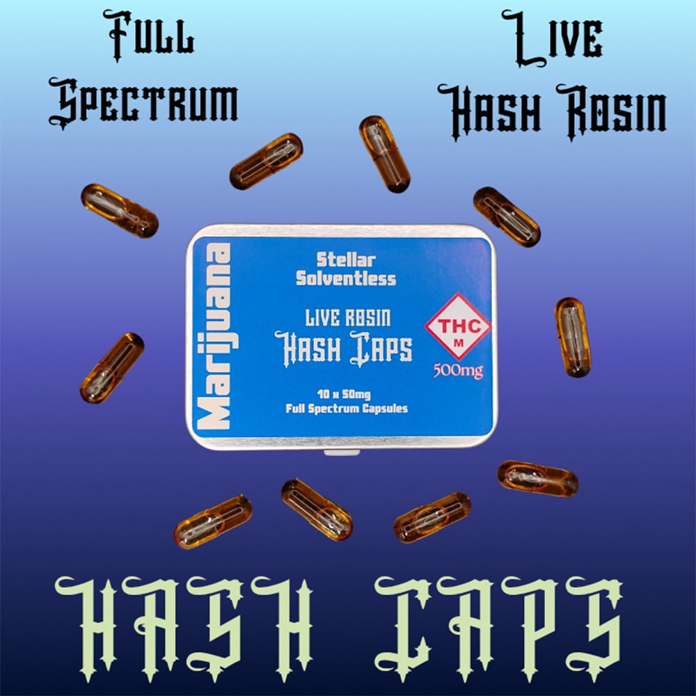 Hash Capsules [10pk] (500mg) by Stellar Solventless