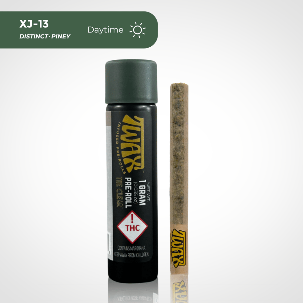 The Clear TWAX Infused Pre-roll 1g | XJ-13 by CLEAR Brands