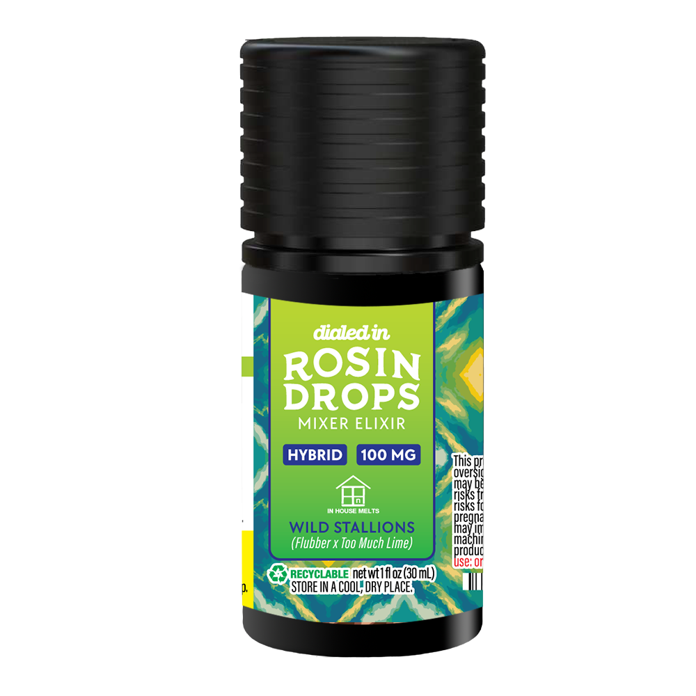 100mg - Wild Stallions - Rosin Drops by Dialed In Gummies