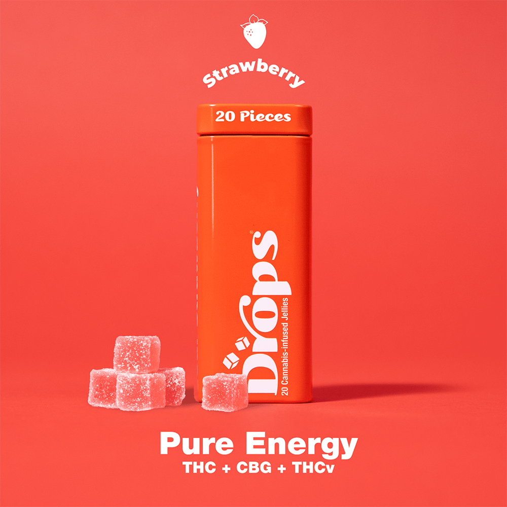 Strawberry 20-Piece [Pure Energy] (1:1:2) by Drops in United States