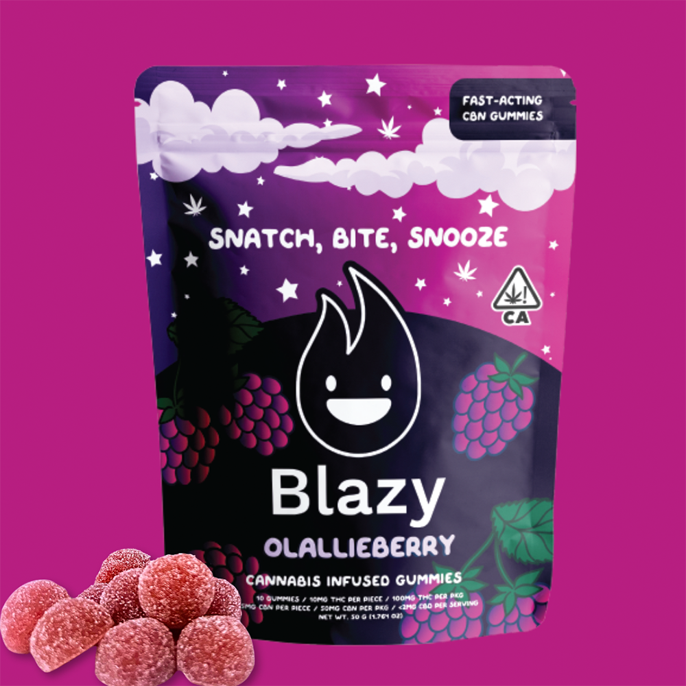 Olallieberry [10pk] (100mg THC/50mg CBN) by Blazy