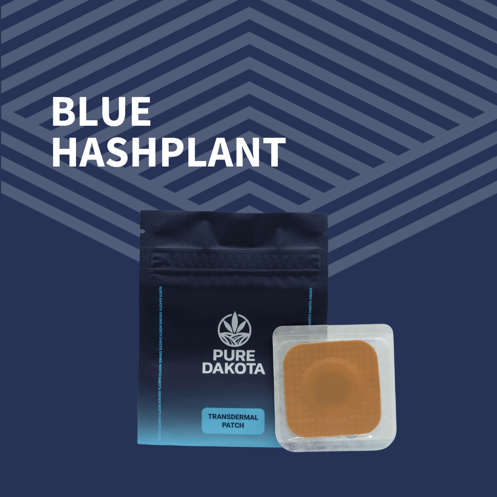 1:1 Transdermal Patch Blue Hashplant [3pk] - OLD version by Pure Dakota