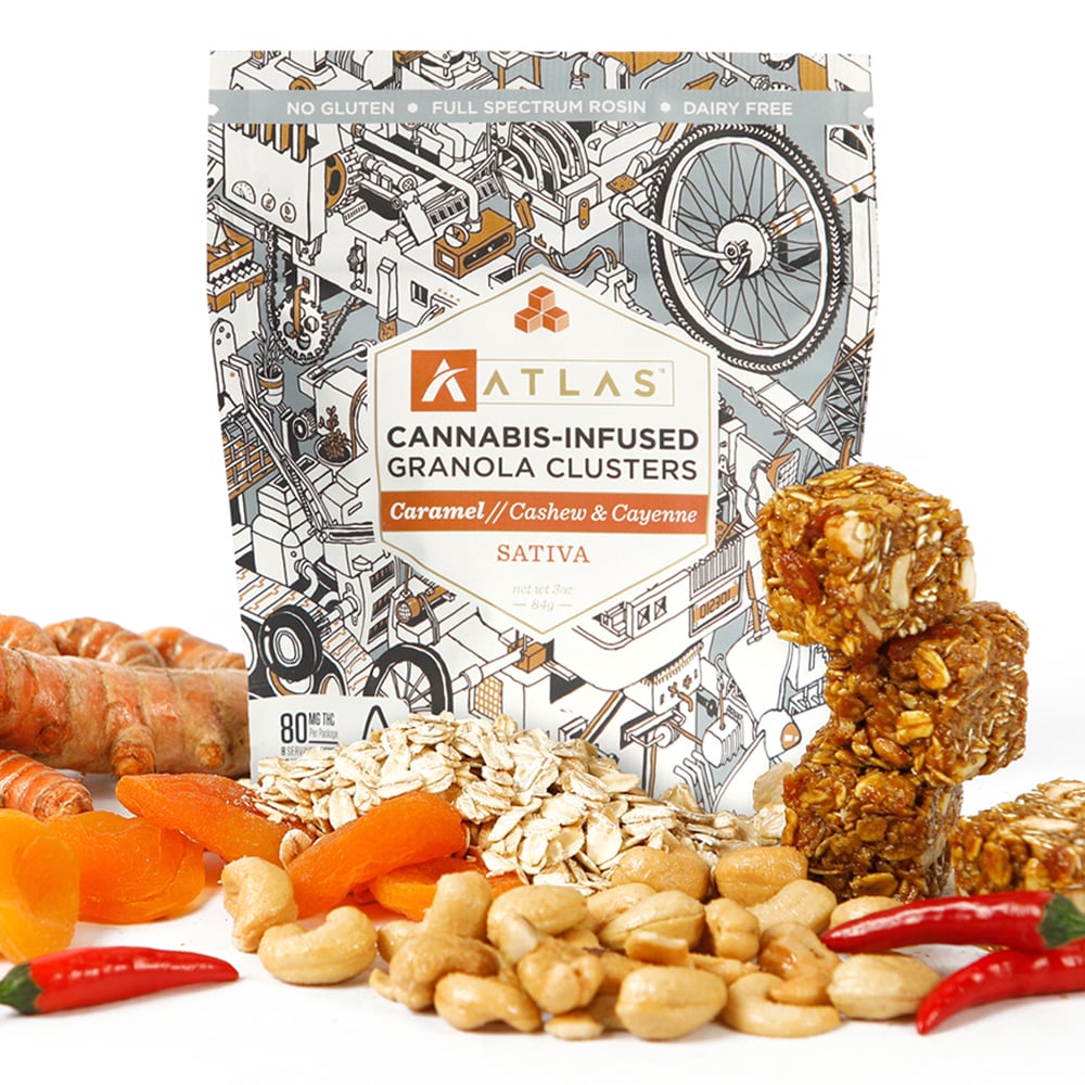 Apricot Caramel Cashew & Cayenne [8pk] (80mg) Atlas Gourmet Granola