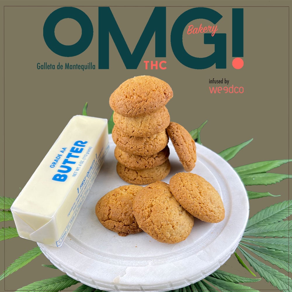 Galleta Mantequilla (100mg) by OMG! - PR