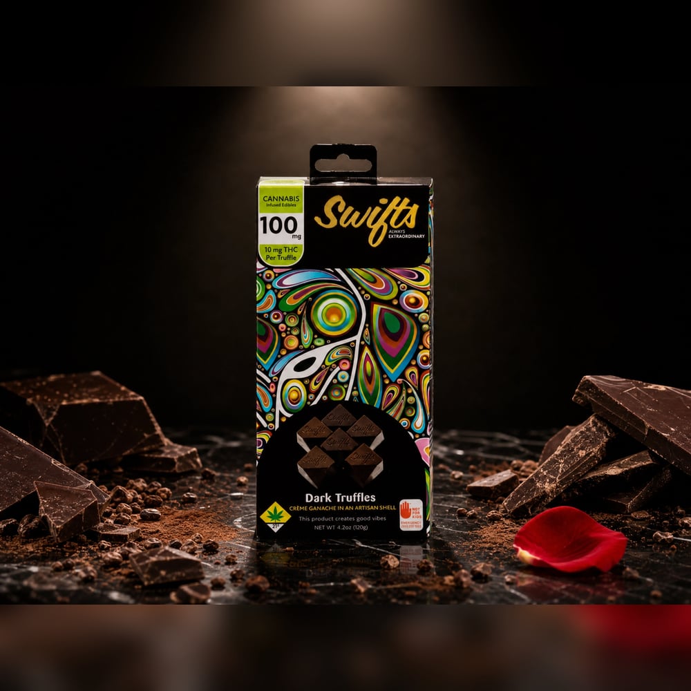 Dark Chocolate - Indica [10pk] (100mg) by Swifts