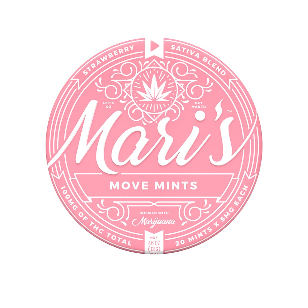Strawberry [20pk] (100mg) by Mari's Mints