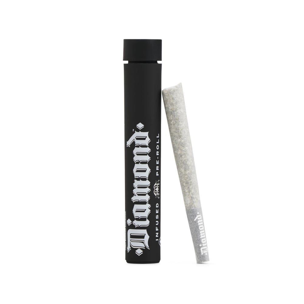 Blue Slushie | I/H - Diamond THCA-Infused Pre-Roll - 1G Joint by Heavy Hitters