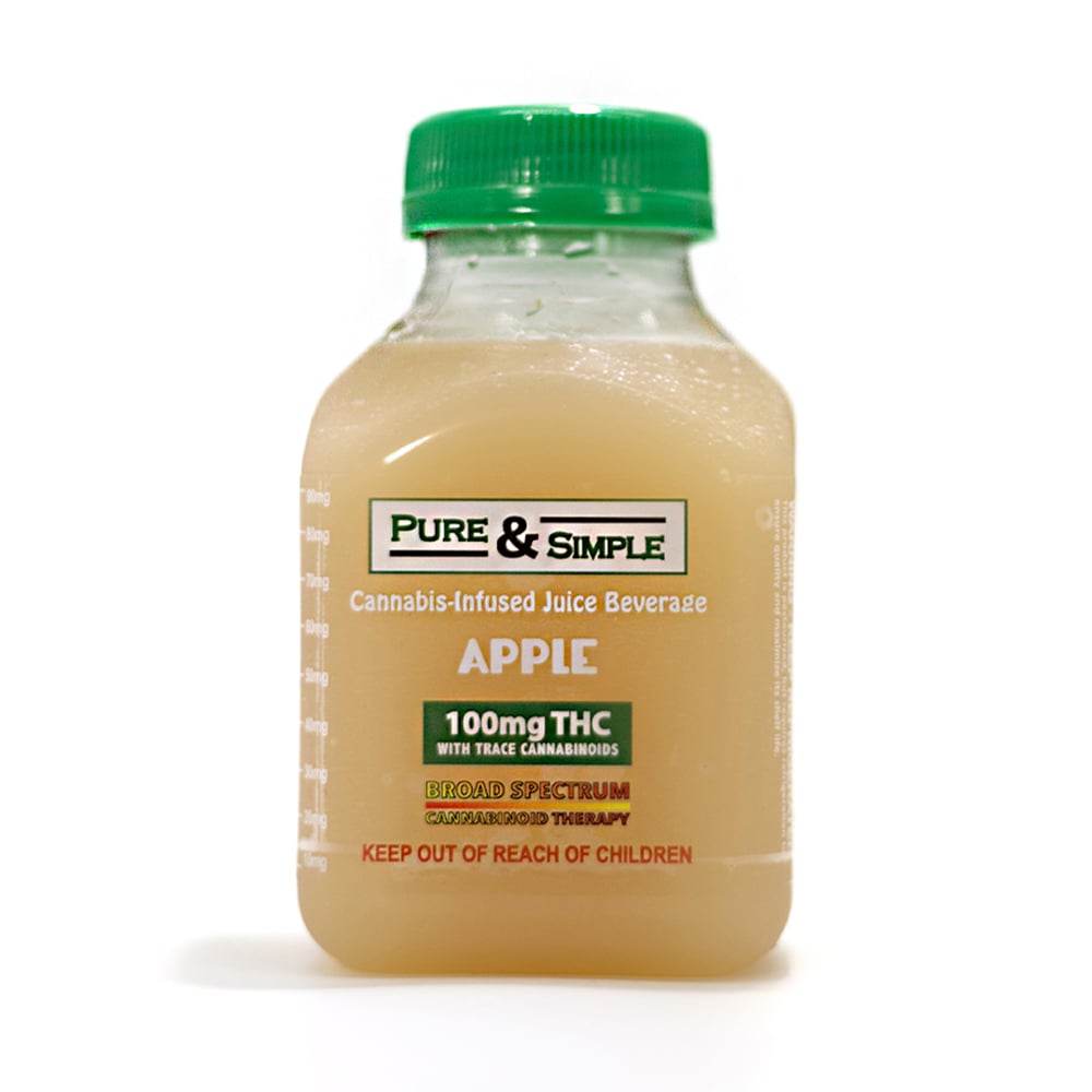 Apple Juice - Indica (100mg) by Pure & Simple
