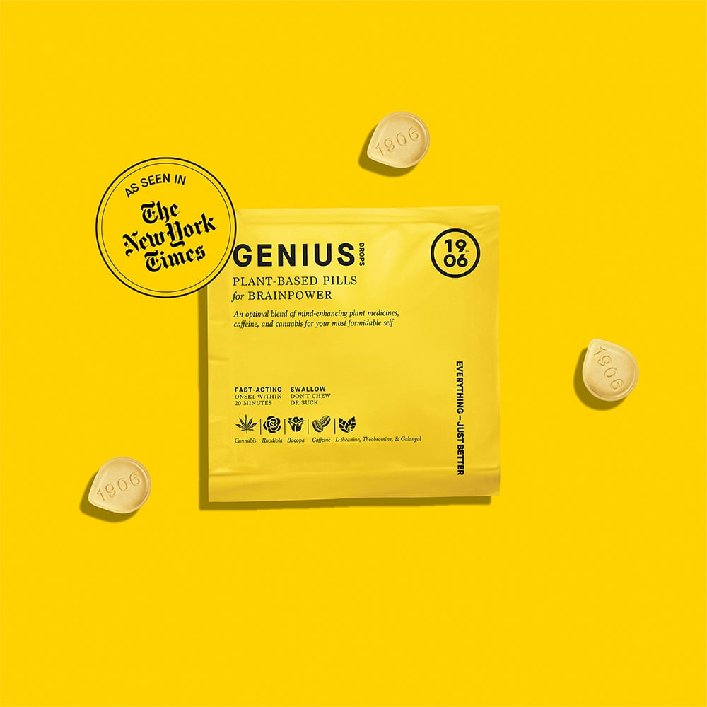 Genius Drops [4pk Pouch] (10mg THC/10mg CBD) by (1906)
