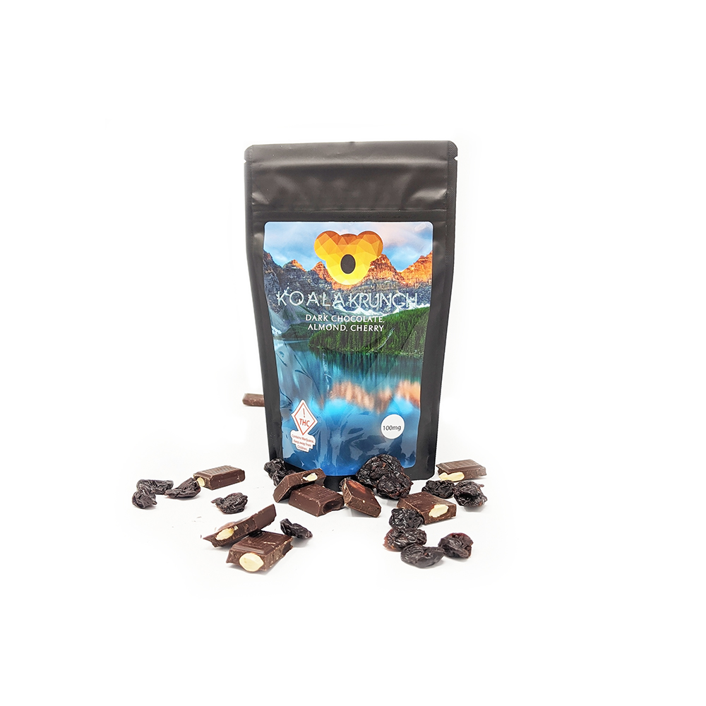 Dark Almond Cherry (100mg) by Koala Edibles