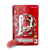 Gummies Lush Strawberry 1:1 (DOHC) Edibles - 10pk 100mg CBD