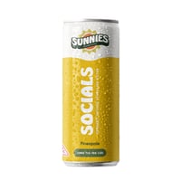 Socials - Pineapple Sparkling Water - 10mg THC - 12oz Can
