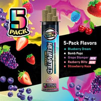 HELLAVATED - VARIETY PACK - JUICY STICKZ - INFUSED PREROLL - [2.5G] - 5PK - HYBRID