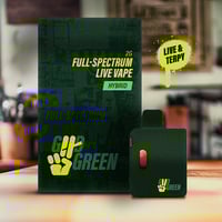 CRDP×DGNリキッド 1ml Green Crack 1000mg D10, D8 Vape Cart - Green Crack - Sativa - 1ml - Hyper