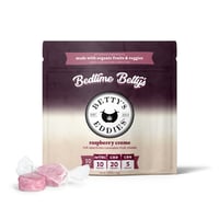 Bedtime Betty’s Raspberry Creme [10pk] (100mg THC/200mg CBD/50mg CBN) Sleep Fruit Chews