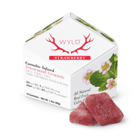 Strawberry 20:1 CBD + Hybrid Enhanced Gummies | 200mg:10mg Strawberry 20:1 CBD + Hybrid Enhanced Gummies | 200mg:10mg