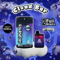 HELLAVATED - BLUEBERRY DREAM - CLOUD BAR DISPOSABLE - [2G] - SATIVA