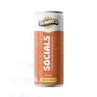Socials - Mango Sparkling Water - 10mg THC - 12oz Can