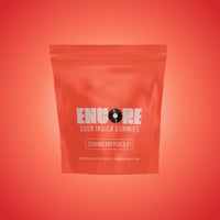 2:1 Sour Strawberry Peach CBD:THC [10pk] (200mg CBD/100mg THC)