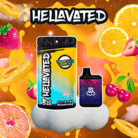 elf bar vape uk Shop Hellavated Melon Sherbert Disposable Cloud Bar Vape Pen 1g main image 1