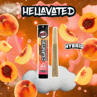 HELLAVATED - PEACH COBBLER - JUICY STICKZ - INFUSED PREROLL - [0.75G] - HYBRID