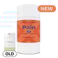 Pain Transdermal Balm 1:1  (150mg CBD/150mg THC) Formerly Move Transdermal Balm