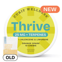 Thrive Orange Spark [10pk] (250mg) Formerly Orange Terpene Infused Chews