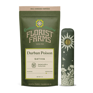 Durban Poison | All-In-One Vape | 1g by Florist Farms