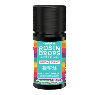 100mg - Shrieking Sherbet #495 - Rosin Drops by Dialed In Gummies