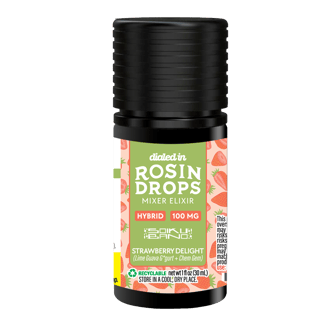 100mg - Strawberry Delight - Rosin Drops by Dialed In Gummies