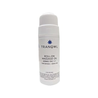 1:1 TRANQWL Roll-On Massage Oil [3oz] (500mg THC/420mg CBD) by New York Infusions
