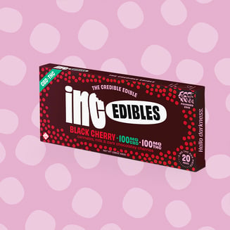 inc.edibles Black Cherry THC CBD Bar 00765 by (inc)edibles