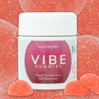 Raspberry [10pk] (100mg) by VIBE Cannabis