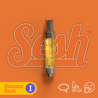 Banana Kush - Cartridge - 1000mg by Sesh®