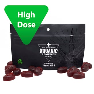 50mg THC Blueberry Acai [15pk] (50mg each/750mg total) by Organic Remedies