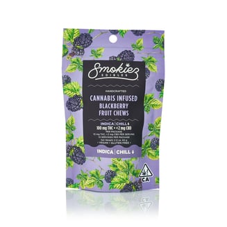 Blackberry - Indica [10pk] (100mg) by Smokiez