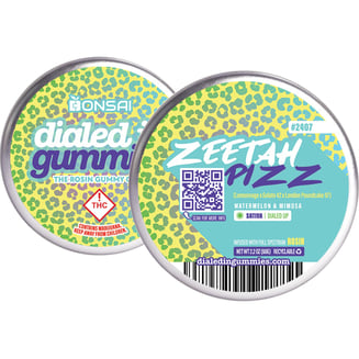 100mg - Zeetah Piss #2407 - Rosin Gummies (10pk) by Dialed In Gummies