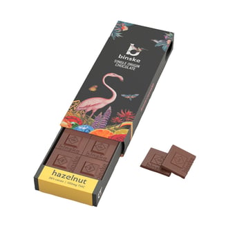 Hazelnut Milk Chocolate Bar (100mg) by Binske