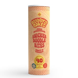 High Dose Snickerdoodles [5pk] (200mg) by Bubby's Baked