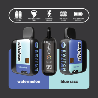Watermelon / Blue Razz [4g] by Stickee