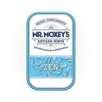 Zen 25:1 Peppermint Mints (500mg CBD/20mg THC) by Mr. Moxey's