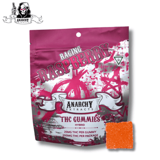 Raging Raspberry [8pk] (200mg) by Anarchy Extracts